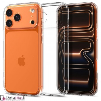 Silikoninis dėklas  2.0 mm storio - permatomas (Apple Iphone 17 Pro Max/18 Pro Max)
